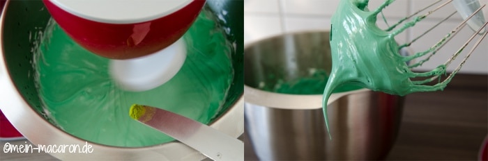 Nach belieben einfärben, ich hatte mich für grün entschieden.