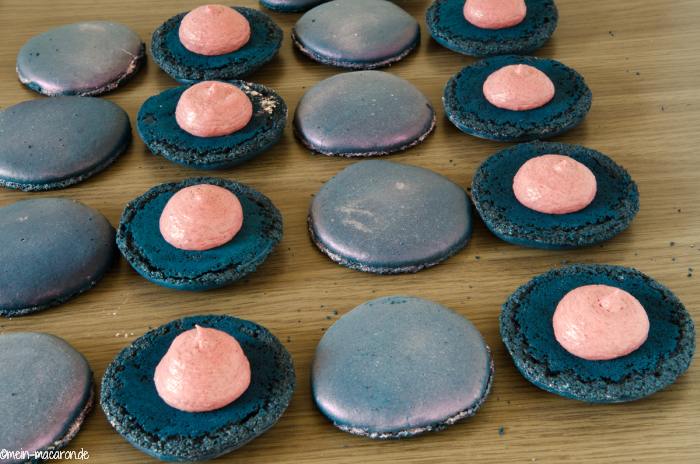 Riesen-Macarons Brombeere
