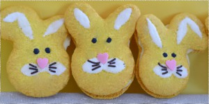 Osterhasen-Macarons