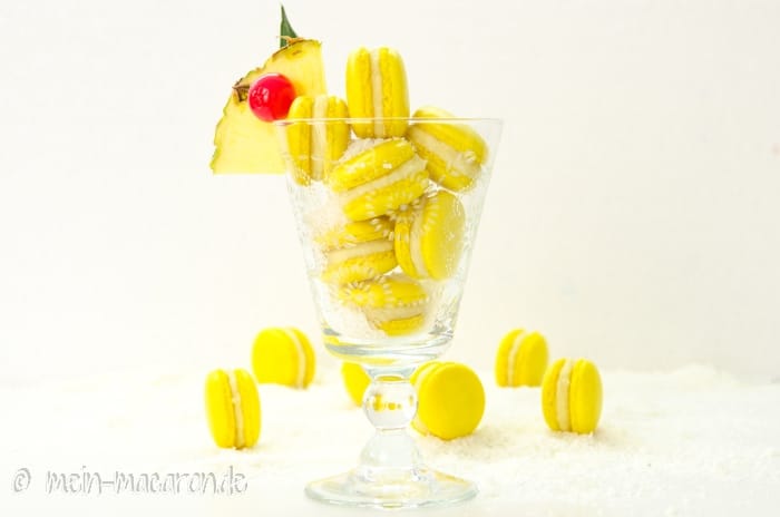 Rezept Ananas Macarons Pina Colada