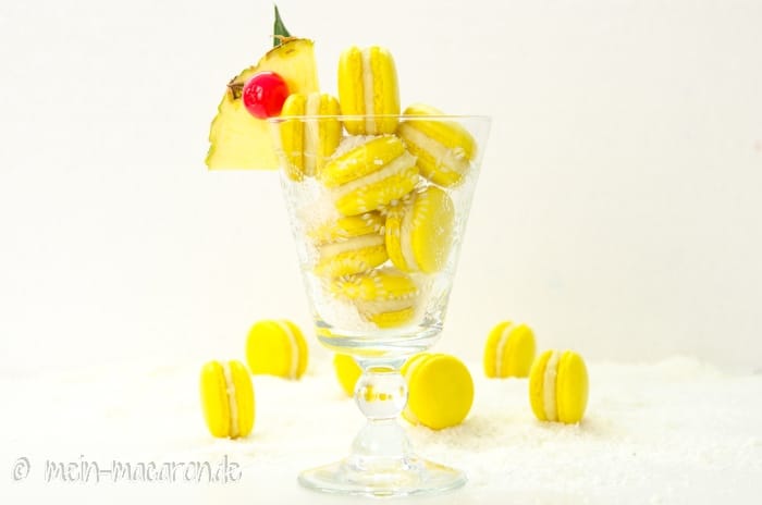 Rezept Ananas Macarons Pina Colada