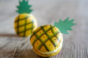Ananas Marshmallow Macarons Rezept