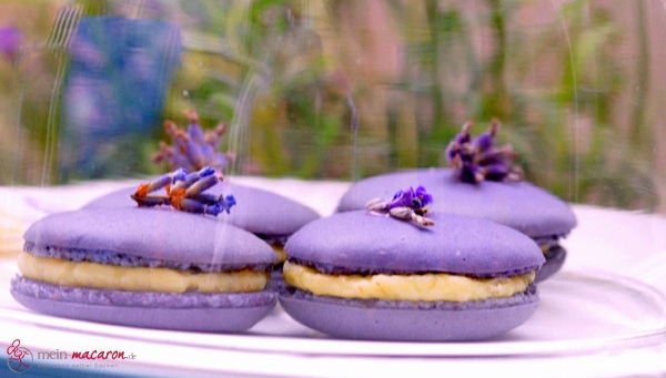Lavendelmacarons
