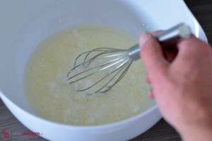 Der Teig für Bienenstich.