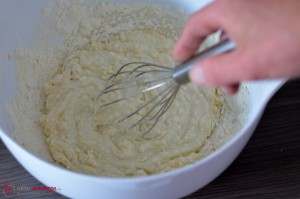 Der Teig für Bienenstich.