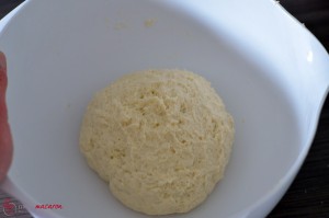 Der Teig für Bienenstich.