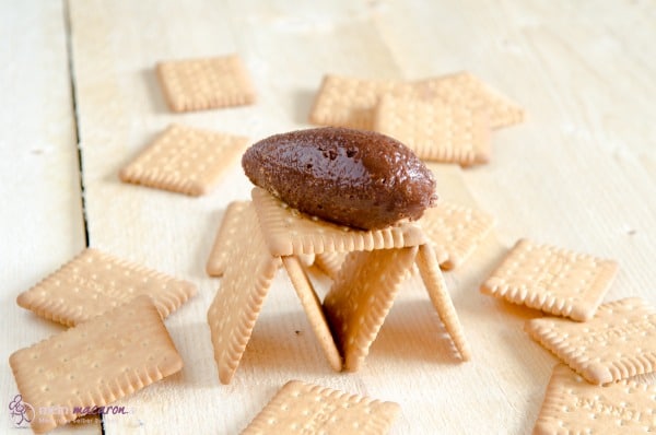 Vollmilch-Ganache mit Butterkeks Vollmilch-Ganache mit Butterkeks