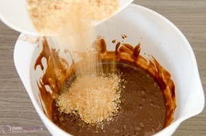 Rezept, Anleitung, Vollmilchganache mit Butterkeks und Vanille.