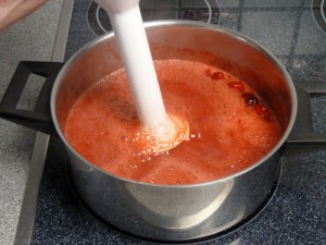Erdbeermarmelade, Schritt 3
