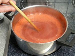 Erdbeermarmelade, Schritt 4