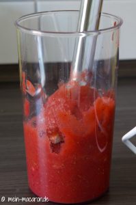 Erdbeermarmelade roh Flohsamen