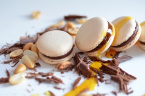 Erdnussmacarons