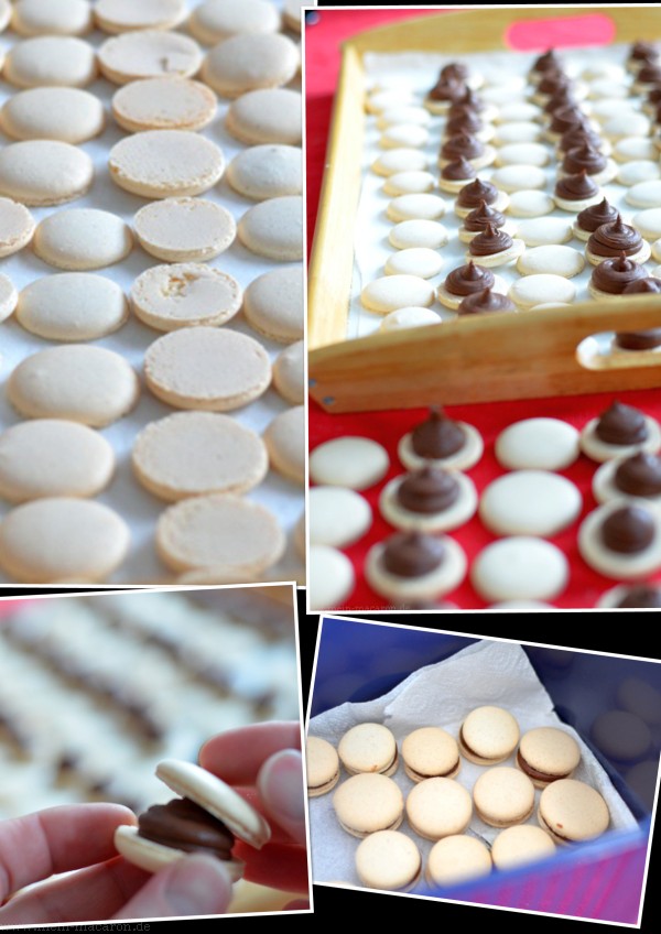 Erdnussmacarons Schritt 13-17