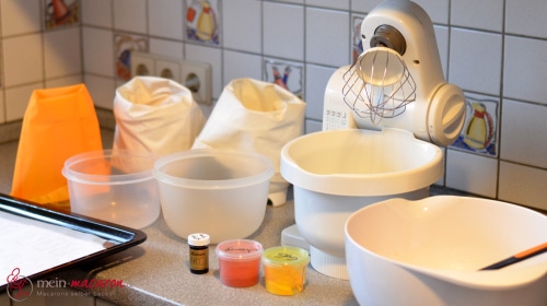 Das Handwerkszeug um Macarons zu backen