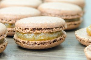 Haselnuss-Schoko-Macarons
