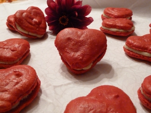 Die fertigen Macarons.