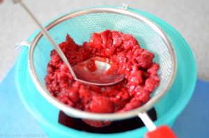 Himbeer-Ganache, Schritt 1