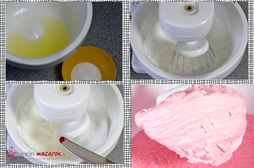 Die französische Meringue ...