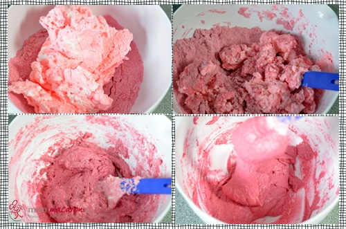 Der Macaronteig, die "Macaronage".