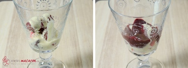 1. Schicht des Trifle.