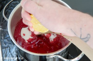 Himbeer-Marmelade selber machen ohne Kerne.Rezept und Anleitung Himbeerkonfituere.