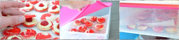 Macarons lagern.