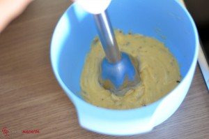 Lavendel-Ganache, Schritt 7, Ganache homogenisieren.