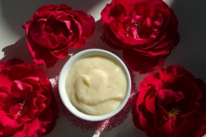 Ganache mit Litschi und Rosenwasser