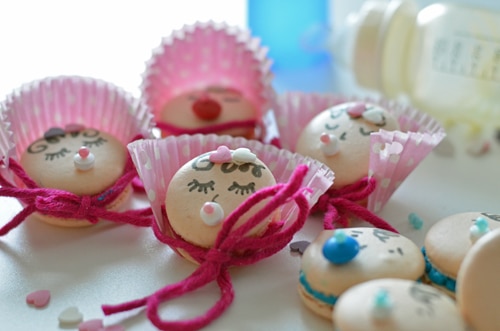 Süße, kleine Macaron Babys.