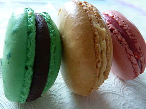 bunte Macarons