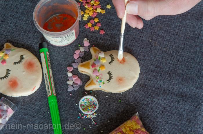 Macarons Rezept Einhorn Unicorn