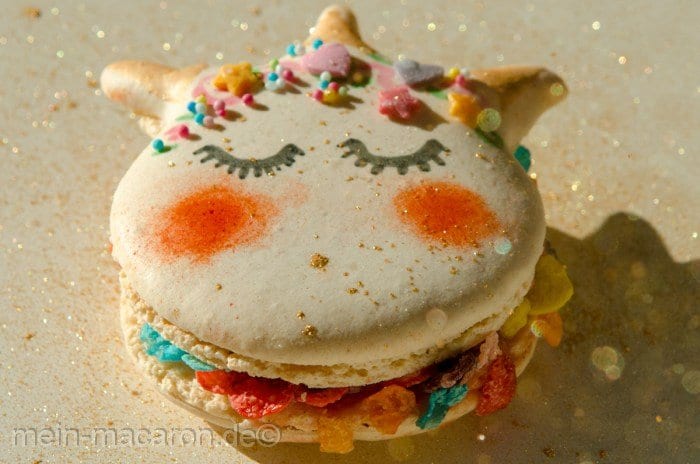 Macarons Rezept Einhorn Unicorn