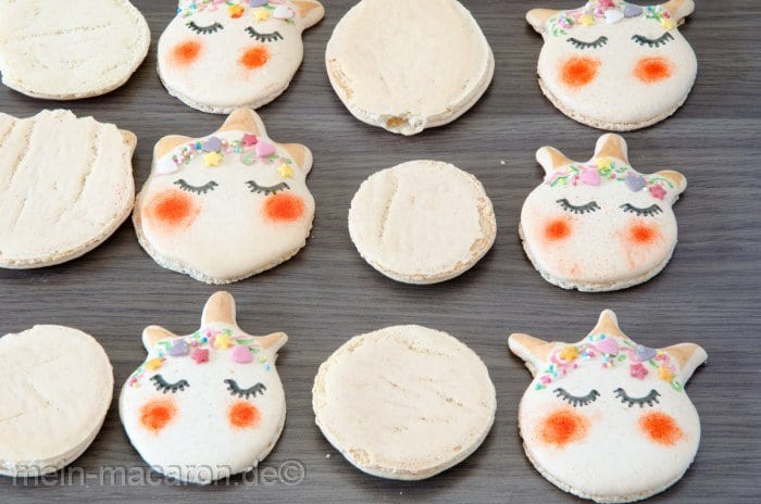 Macarons Rezept Einhorn Unicorn