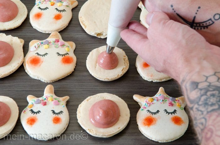Macarons Rezept Einhorn Unicorn
