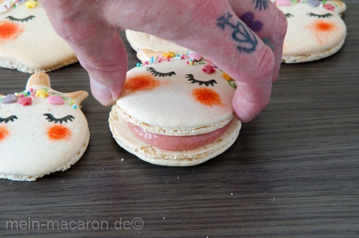 Macarons Rezept Einhorn Unicorn