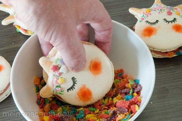 Macarons Rezept Einhorn Unicorn