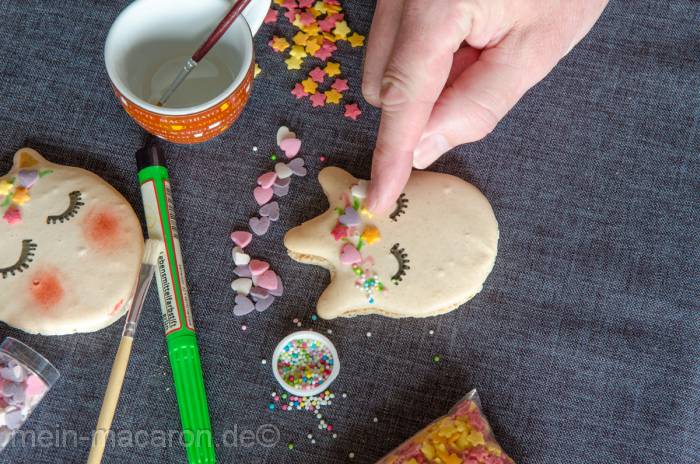 Macarons Rezept Einhorn Unicorn