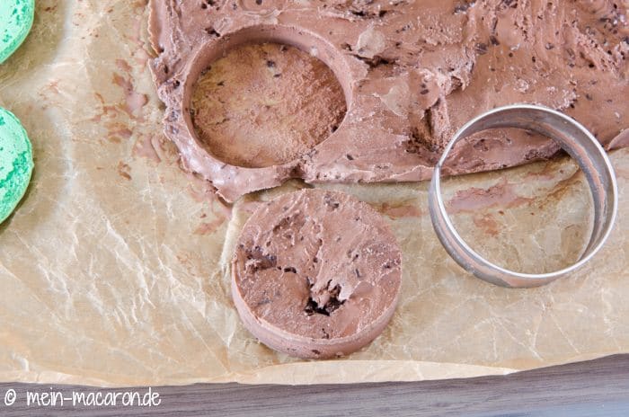 Macaron Eiscreme Sandwiches