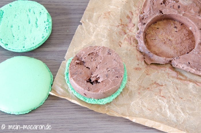 Macaron Eiscreme Sandwiches