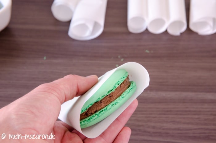 Macaron Eiscreme Sandwiches