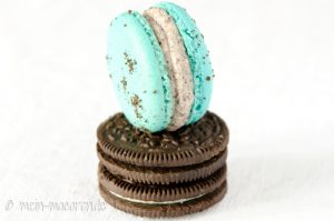 Macarons mit Oreo-Keksfüllung