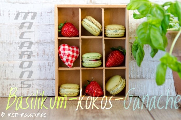 Rezept, Macarons aus Pinienkernen.