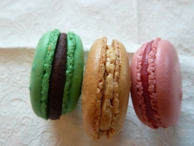 bunte Macarons