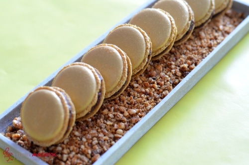 Macarons mit Nougat-Ganache