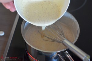 Mandel-Buttercreme, Schritt 7.