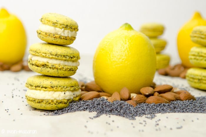 Mohn-Macarons, Rezept und Anleitung für ein Grundrezept.