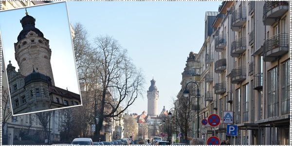 Das "Neue Rathaus" in Leipzig