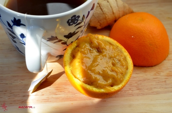 Orangen-Ingwer-Creme mit Earl Grey