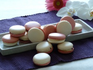 Vanille-Himbeer-Macarons