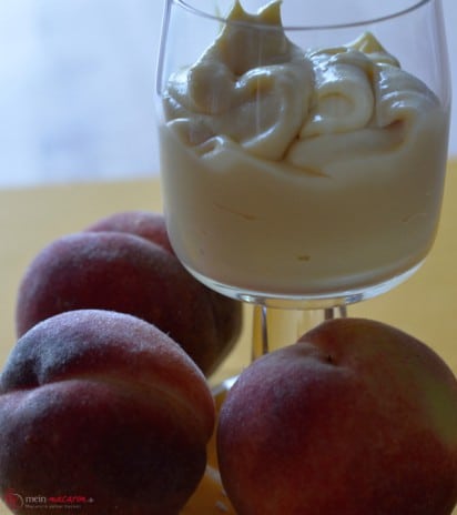 Pfirsichcreme für Macarons